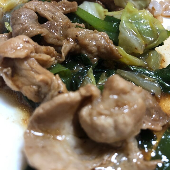 牛肉とニラいため